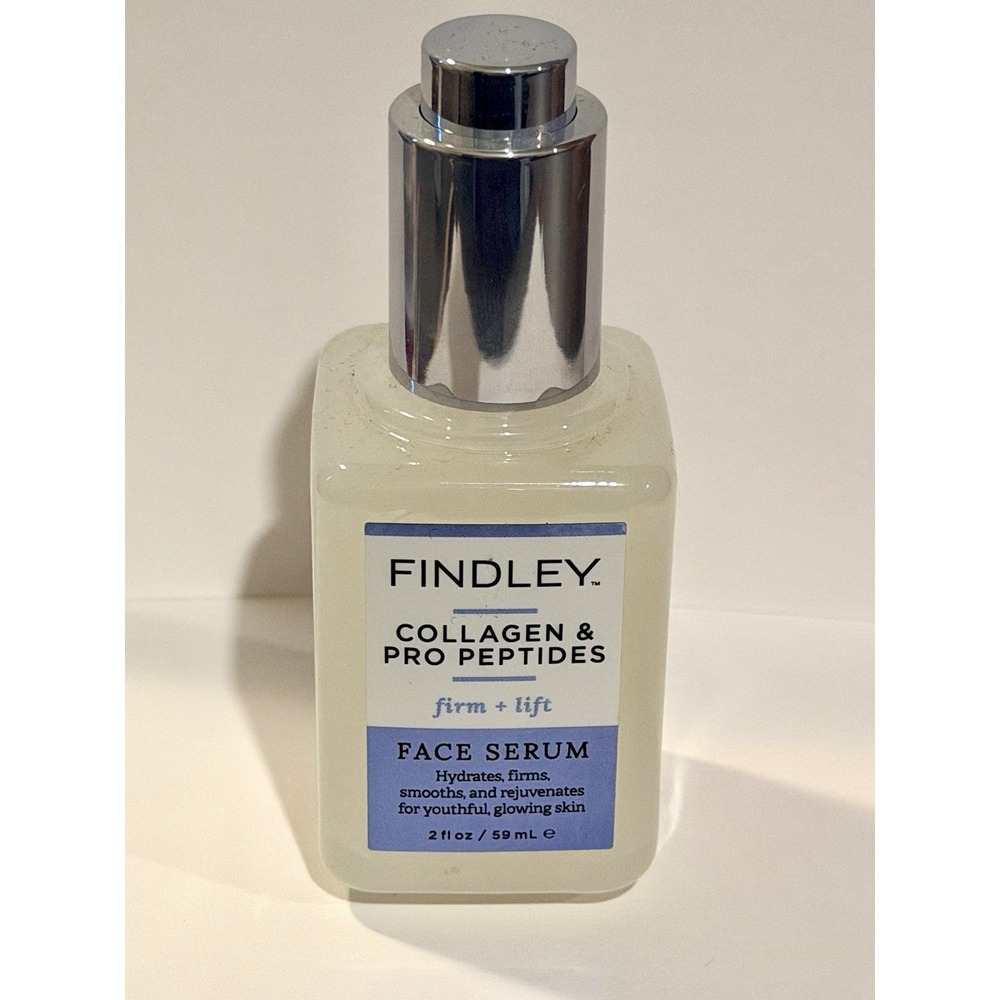 FINDLEY Collagen & Pro Peptides Firm + Lift Hydrate Glow Skin Face Serum 2 fl
